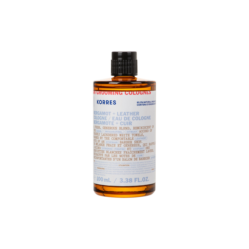KORRES - ATHENIAN GROOMING Eau de Cologne Περγαμόντο & Δέρμα - 100ml
